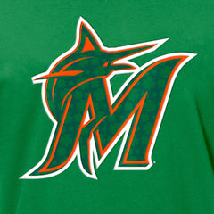 Miami Marlins New Era St. Patrick's Day Shamrock Fill T-Shirt - Kelly Green - New Era on Sale