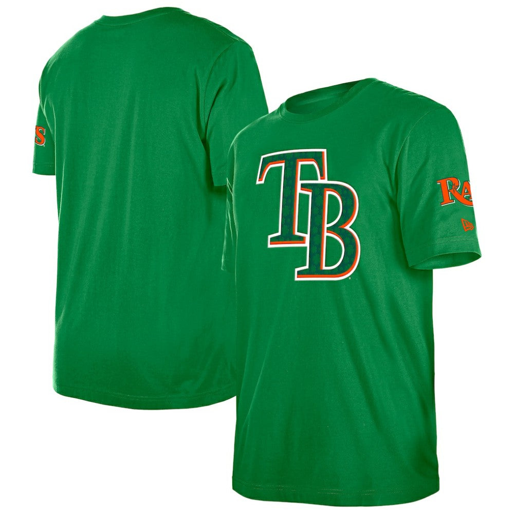 Tampa Bay Rays New Era St. Patrick's Day Shamrock Fill T-Shirt - Kelly Green - New Era Online