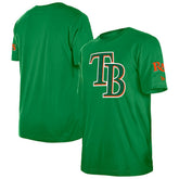 Tampa Bay Rays New Era St. Patrick's Day Shamrock Fill T-Shirt - Kelly Green - New Era Online