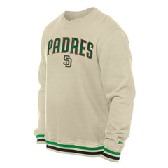 San Diego Padres New Era St. Patrick's Day Twill Pullover Sweatshirt - Cream - New Era Sale