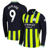 Erling Haaland Manchester City 2024/25 Away Replica Long Sleeve Player Jersey Navy - Puma outlet