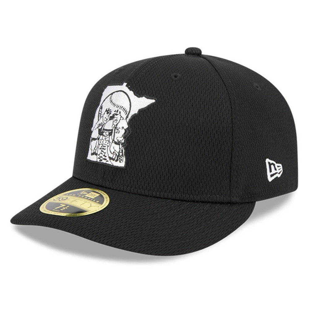 Minnesota Twins New Era 2025 MLB Clubhouse Low Profile 59FIFTY Fitted Hat - Black - New Era on Sale