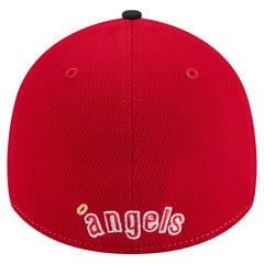 Los Angeles Angels New Era 2025 MLB Clubhouse 39THIRTY Flex Hat - Red/Navy - New Era Online