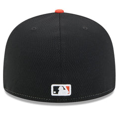 San Francisco Giants New Era 2025 MLB Clubhouse 59FIFTY Fitted Hat - Black/Orange - New Era Discount