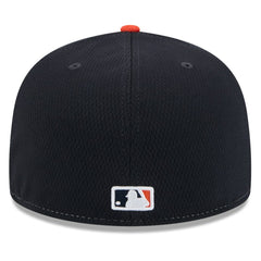 Houston Astros New Era 2025 MLB Clubhouse 59FIFTY Fitted Hat - Navy/Orange - New Era Online