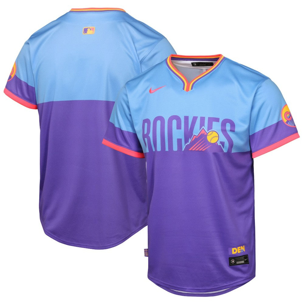 Colorado Rockies Nike Youth 2025 City Connect Limited Jersey - Purple/Light Blue - Nike Online