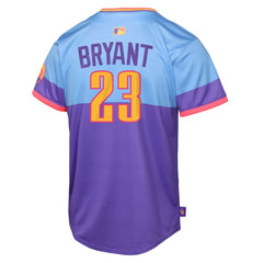 Kris Bryant Colorado Rockies Nike Youth 2025 City Connect Limited Player Jersey - Purple/Light Blue - Nike on Sale