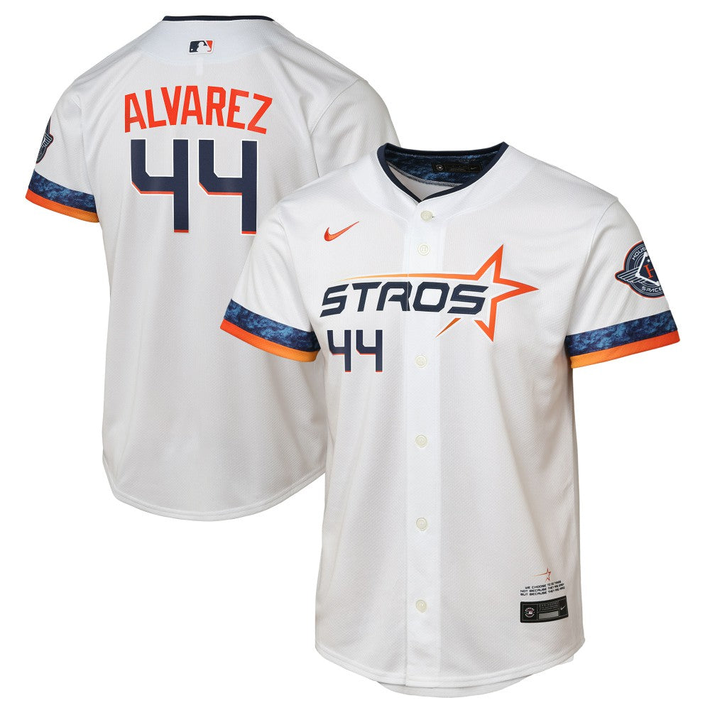 Yordan Alvarez Houston Astros Nike Youth 2025 City Connect Limited Player Jersey - White - Nike Online