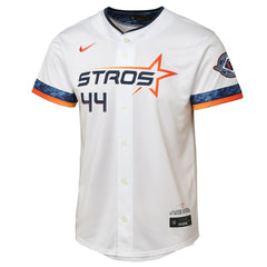 Yordan Alvarez Houston Astros Nike Youth 2025 City Connect Limited Player Jersey - White - Nike Online