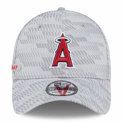 Los Angeles Angels New Era 2025 MLB Clubhouse 39THIRTY Flex Hat - Gray - New Era Sale