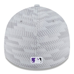 Colorado Rockies New Era 2025 MLB Clubhouse 39THIRTY Flex Hat - Gray - New Era on Sale