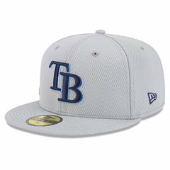 Tampa Bay Rays New Era 2025 MLB Clubhouse 59FIFTY Fitted Hat - Gray - New Era Sale