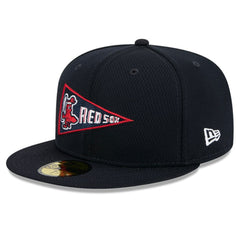 Boston Red Sox New Era 2025 MLB Clubhouse 59FIFTY Fitted Hat - Navy - New Era Discount