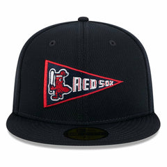 Boston Red Sox New Era 2025 MLB Clubhouse 59FIFTY Fitted Hat - Navy - New Era Discount