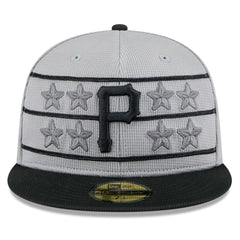 Pittsburgh Pirates New Era 2025 Batting Practice 59FIFTY Fitted Hat - Gray/Black - New Era Sale