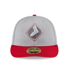 Chicago White Sox New Era 2025 Batting Practice Low Profile 59FIFTY Fitted Hat - Gray/Red - New Era Lifestyle