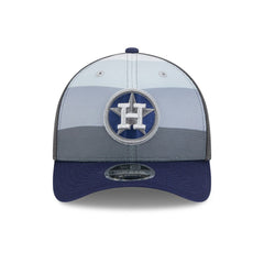 Houston Astros New Era 2025 Batting Practice 9FORTY M-Crown Adjustable Hat - Gray/Navy - New Era Online