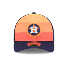 Houston Astros New Era 2025 Batting Practice 9FORTY M-Crown Adjustable Hat - Navy/Orange - New Era Discount