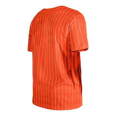 Baltimore Orioles New Era Throwback Pinstripe T-Shirt - Orange - New Era Sale