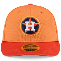 Houston Astros New Era 2025 Spring Training Low Profile 59FIFTY Fitted Hat - Orange - New Era Sale