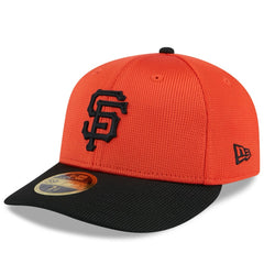 San Francisco Giants New Era 2025 Spring Training Low Profile 59FIFTY Fitted Hat - Orange/Black - New Era on Sale