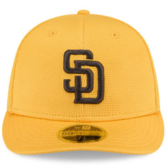 San Diego Padres New Era 2025 Spring Training Low Profile 59FIFTY Fitted Hat - Gold - New Era Lifestyle