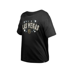 Vegas Golden Knights New Era Girl's Youth Flip Sequin T-Shirt - Black - NHL 201889057