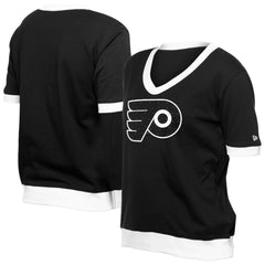 Philadelphia Flyers New Era Women's Game Day Rhinestuds T-Shirt - Black - NHL 201889158