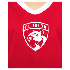 Florida Panthers New Era Women's Game Day Rhinestuds T-Shirt - Red - NHL 201889169