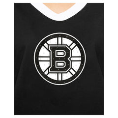 Boston Bruins New Era Women's Game Day Rhinestuds T-Shirt - Black - NHL 201889174