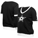Dallas Stars New Era Women's Game Day Rhinestuds T-Shirt - Black - NHL 201889177