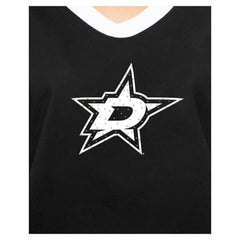 Dallas Stars New Era Women's Game Day Rhinestuds T-Shirt - Black - NHL 201889177