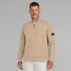 Dallas Cowboys J. Palmer Franchise Quarter-Zip Sweater Tan