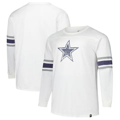 47 brand Dallas Cowboys '47 Big & Tall Premier Brex Long Sleeve T-Shirt White