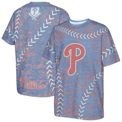 Philadelphia Phillies Youth Slide Score Bold T-Shirt - Royal - MLB Discount