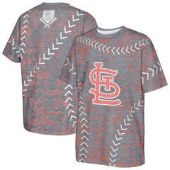 St. Louis Cardinals Youth Slide Score Bold T-Shirt - Navy - MLB Discount