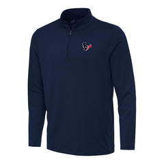 Houston Texans Antigua Reprocess Quarter-Zip Top Navy