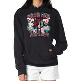 Portland Trail Blazers G-III 4Her by Carl Banks Women's Flowers Team Logo Graphic Fleece Pullover Hoodie Black
