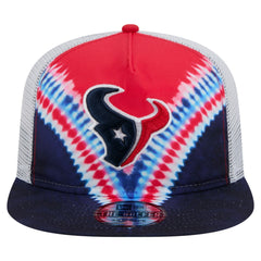 Houston Texans New Era Throwback Dye Golfer Snapback Hat Red/Navy