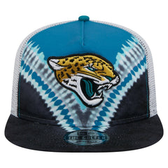 Jacksonville Jaguars New Era Throwback Dye Golfer Snapback Hat Teal/Black