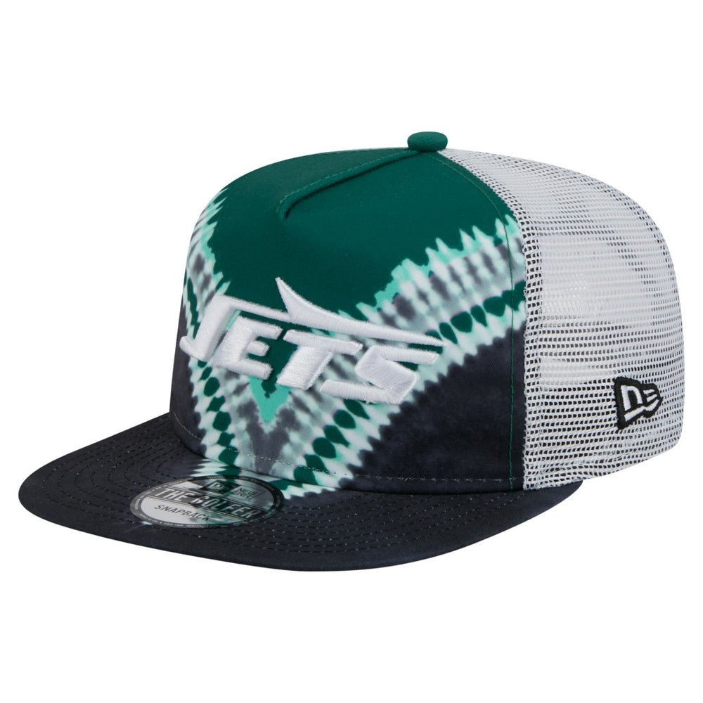 New York Jets New Era Throwback Dye Golfer Snapback Hat Green/Black