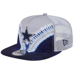 Dallas Cowboys New Era Throwback Dye Golfer Snapback Hat Gray/Navy