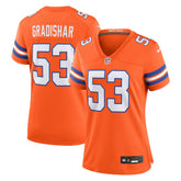 Nike Randy Gradishar Denver Broncos Women's Mile High Collection 1977 Throwback Retired Player Game Jersey Orange