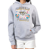 Nashville Predators G-III 4Her by Carl Banks Women's Flower Logo Pullover Hoodie - Heather Gray - NHL 201906138