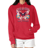 Washington Capitals G-III 4Her by Carl Banks Women's Flower Logo Pullover Hoodie - Red - NHL 201906142