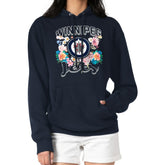 Winnipeg Jets G-III 4Her by Carl Banks Women's Flower Logo Pullover Hoodie - Navy - NHL 201906182