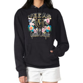 Vegas Golden Knights G-III 4Her by Carl Banks Women's Flower Logo Pullover Hoodie - Black - NHL 201906183