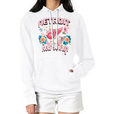 Detroit Red Wings G-III 4Her by Carl Banks Women's Flower Logo Pullover Hoodie - White - NHL 201906203