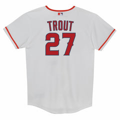 Mike Trout Los Angeles Angels Nike Preschool Home Replica Player Jersey - White - Nike Lifestyle
