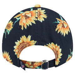 Houston Texans New Era Women's Adventure Sunflower 9TWENTY Adjustable Hat Navy